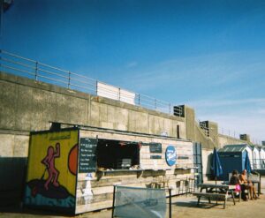 Skipper water sports and cafe building at Seaford Promenade.