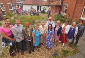 The Mayor of Seaford at her Civic Reception along with other local dignitaries.