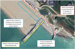 Map of Splash Point Terminal Groyne.